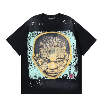 EM Sneakers Hellstar T-Shirt #6716 Washed Black 01