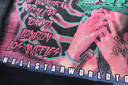 EM Sneakers Hellstar T-Shirt #6717 Washed Black