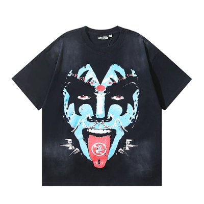 EM Sneakers Hellstar T-Shirt #6718 Washed Black 01