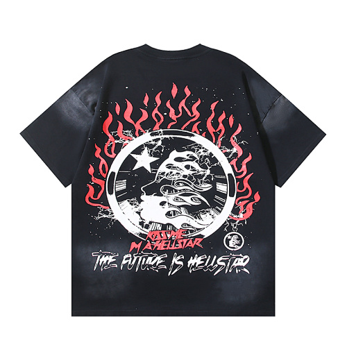 EM Sneakers Hellstar T-Shirt #6718 Washed Black