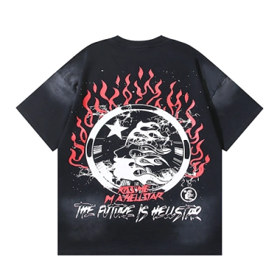 EM Sneakers Hellstar T-Shirt #6718 Washed Black 02
