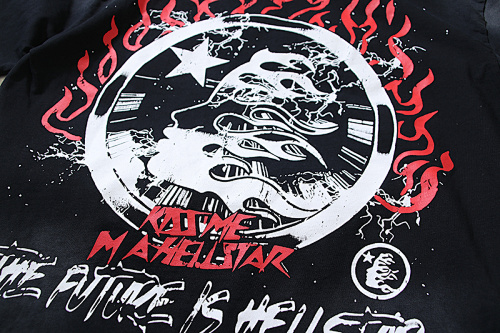 EM Sneakers Hellstar T-Shirt #6718 Washed Black