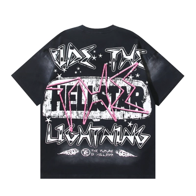 EM Sneakers Hellstar T-Shirt #6719 Washed Black 02