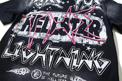 EM Sneakers Hellstar T-Shirt #6719 Washed Black
