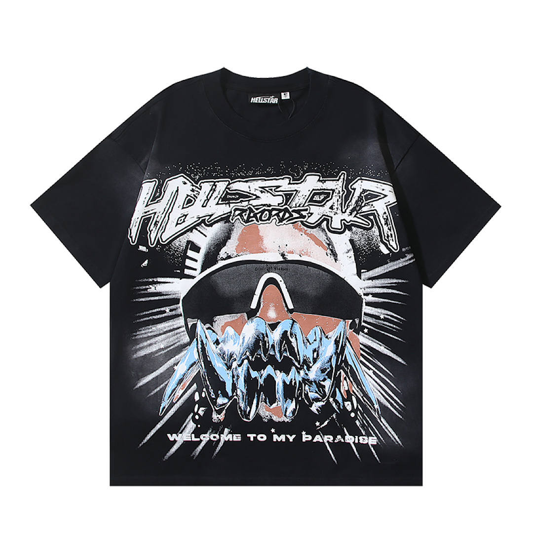 EM Sneakers Hellstar T-Shirt #6722 Washed Black