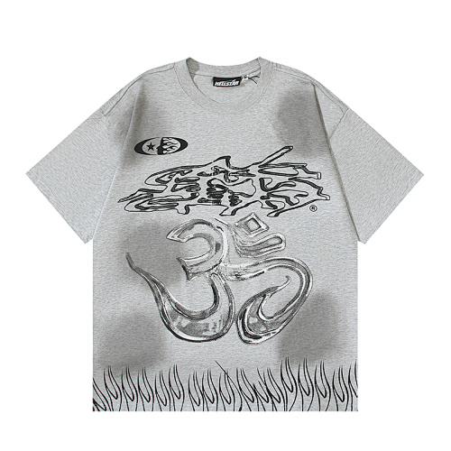 EM Sneakers Hellstar T-Shirt #6727 Washed Black /Gray