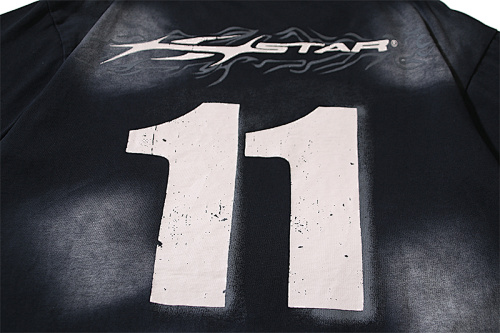 EM Sneakers Hellstar T-Shirt #6727 Washed Black /Gray