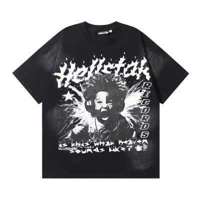 EM Sneakers Hellstar T-Shirt #6731 Washed Black 02