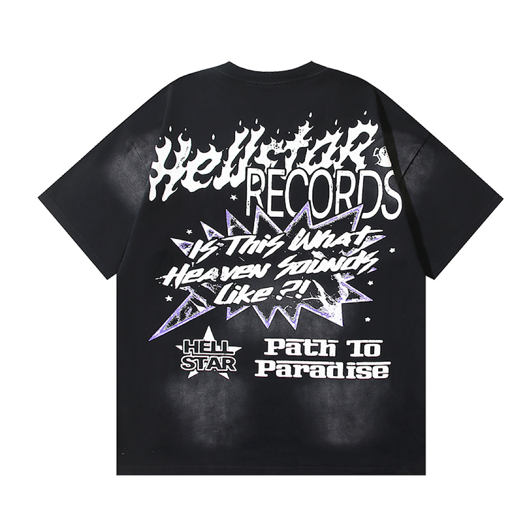EM Sneakers Hellstar T-Shirt #6731 Washed Black