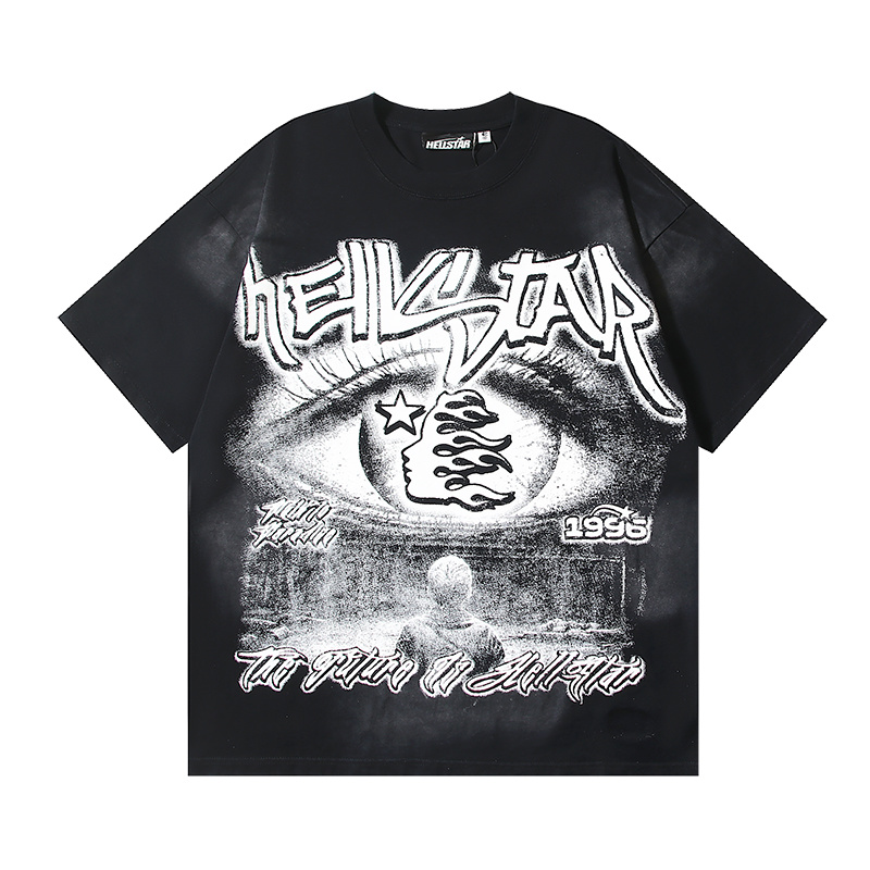 EM Sneakers Hellstar T-Shirt #6732 Washed Black