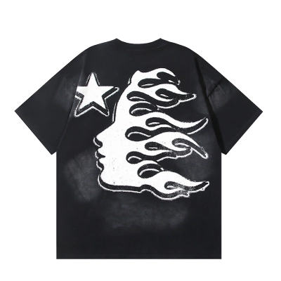 EM Sneakers Hellstar T-Shirt #6732 Washed Black 02