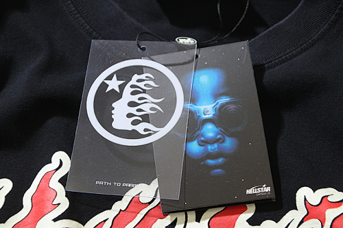 EM Sneakers Hellstar T-Shirt #6733 Washed Black
