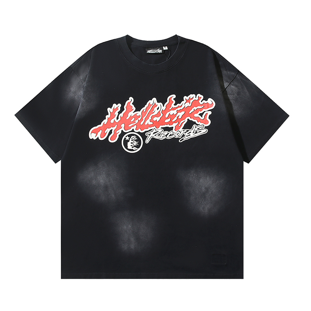 EM Sneakers Hellstar T-Shirt #6733 Washed Black