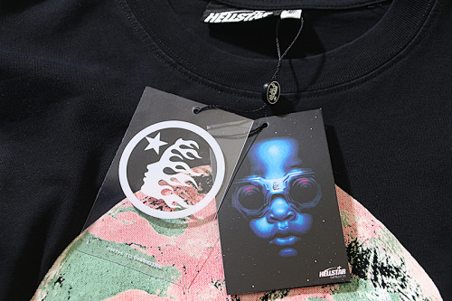 EM Sneakers Hellstar T-Shirt #6737 Washed Black