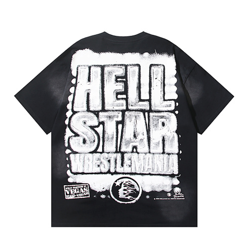 EM Sneakers Hellstar T-Shirt #6751 Washed Black