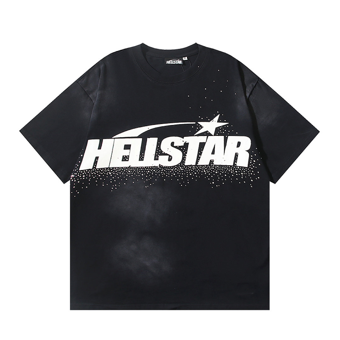 EM Sneakers Hellstar T-Shirt #6752 Washed Black
