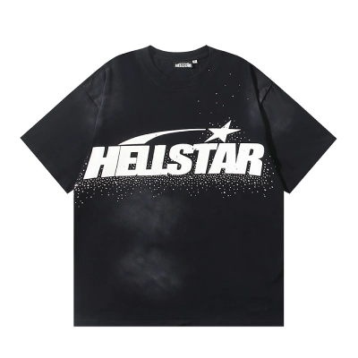 EM Sneakers Hellstar T-Shirt #6752 Washed Black 01