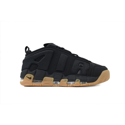 EM Sneakers Nike Air More Uptempo Low Black Gum 02