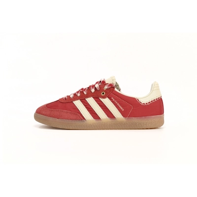 EM Sneakers Adidas × Wales Bonner Originals Samba White Red 01
