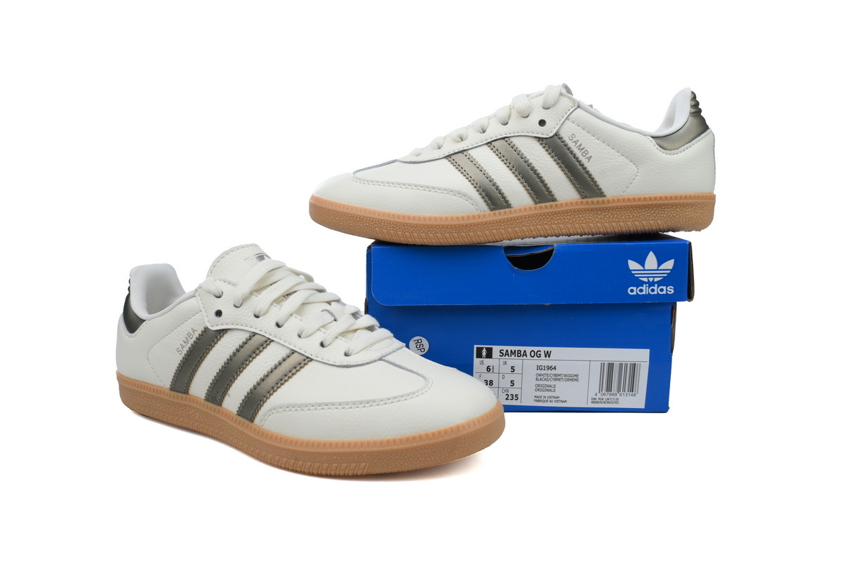 EM Sneakers Adidas Originals Samba OG Off White Wonder Gold Metallic