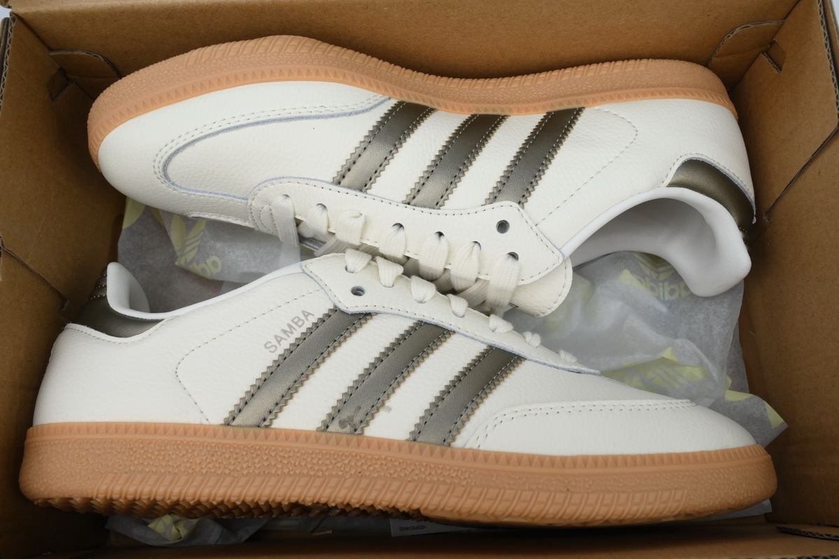 EM Sneakers Adidas Originals Samba OG Off White Wonder Gold Metallic