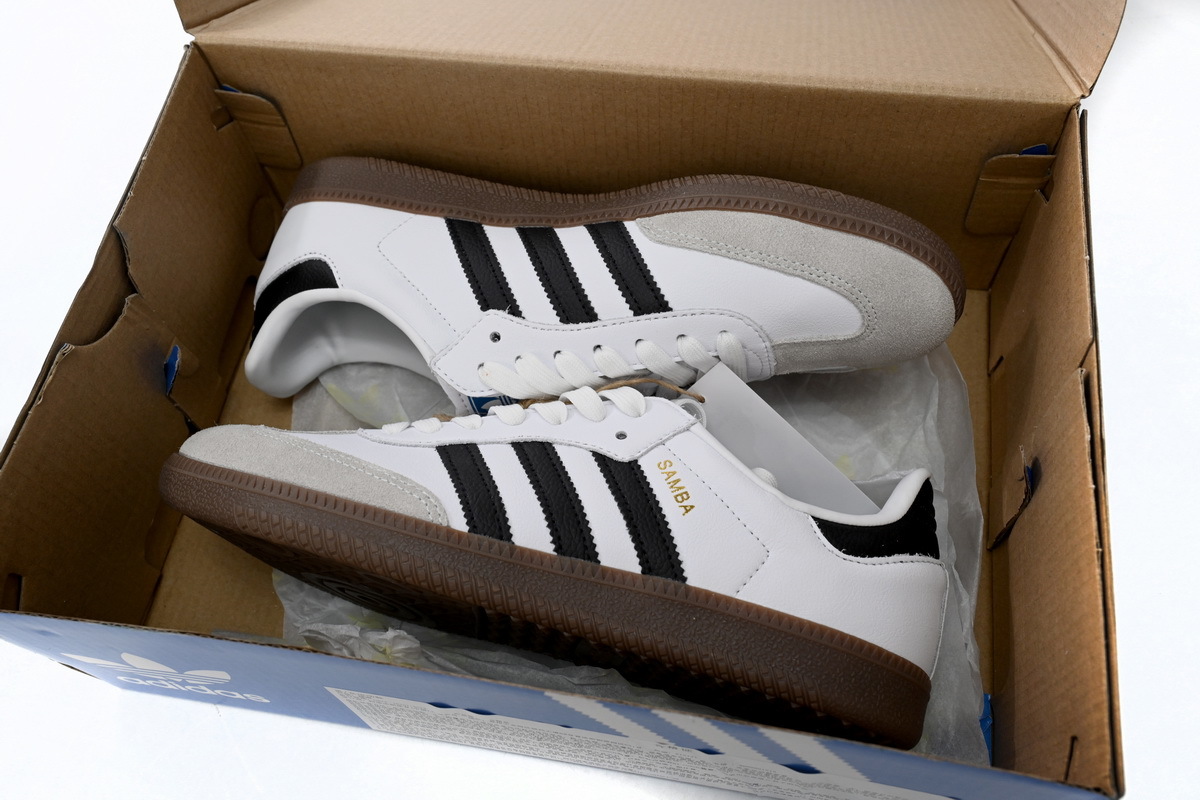 EM Sneakers Adidas Originals Samba Vegan OG White Black H01877