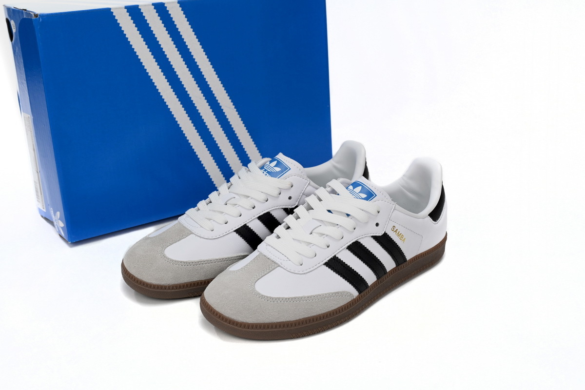 EM Sneakers Adidas Originals Samba Vegan OG White Black H01877