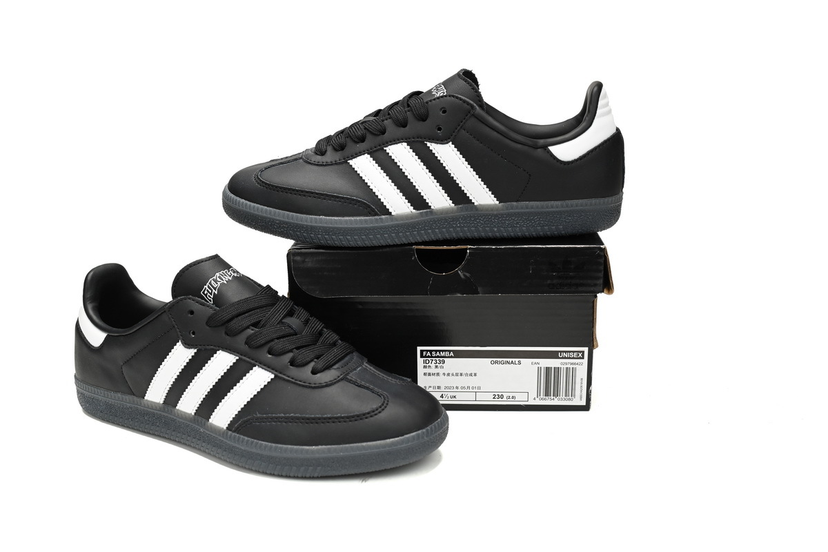EM Sneakers Adidas Originals Samba Vegan OG Black and White Characters