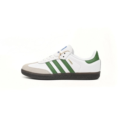 EM Sneakers Adidas Originals Samba Vegan OG Black Vintage White Green 01