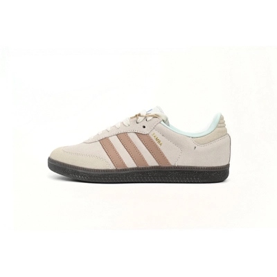 EM Sneakers Adidas Originals Samba Vegan OG Black White Powder Brown 01