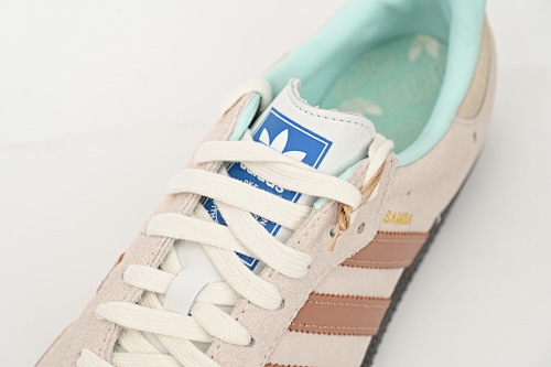 EM Sneakers Adidas Originals Samba Vegan OG Black White Powder Brown