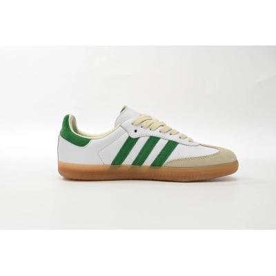EM Sneakers Adidas Originals Samba Vegan OG Green and White HQ6075 02