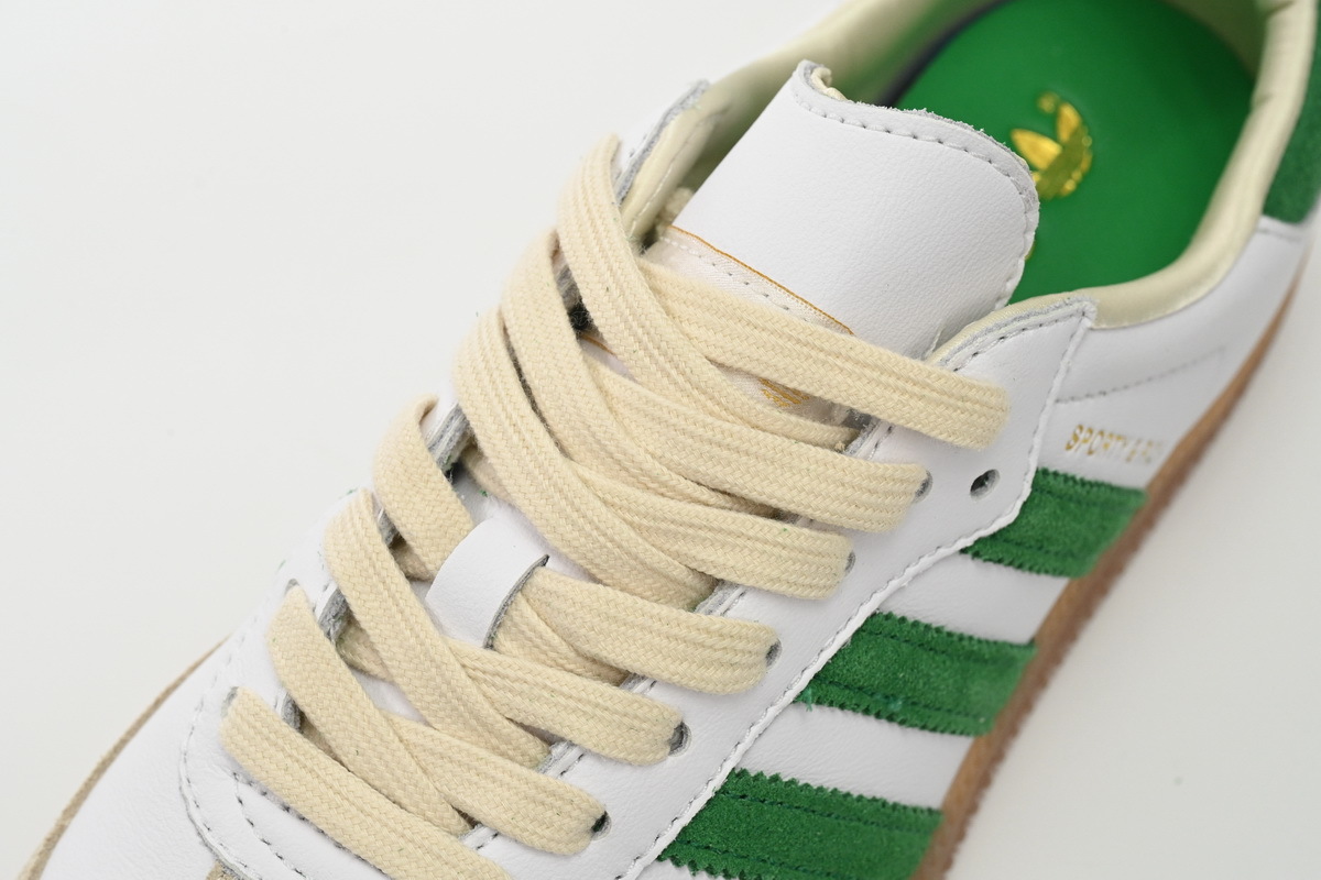 EM Sneakers Adidas Originals Samba Vegan OG Green and White HQ6075