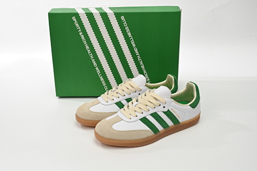 EM Sneakers Adidas Originals Samba Vegan OG Green and White HQ6075