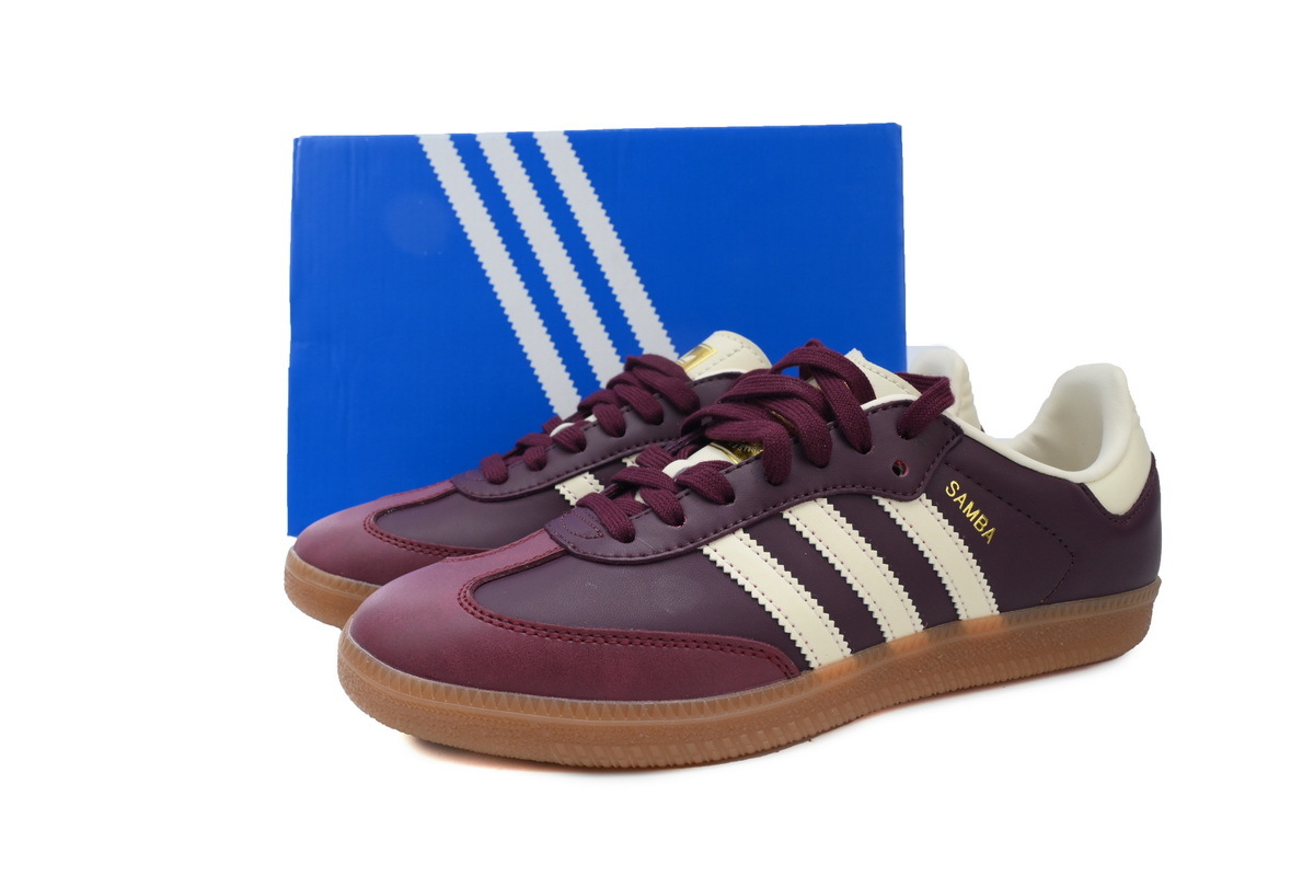 EM Sneakers Adidas Originals Samba Vegan OG Maroon