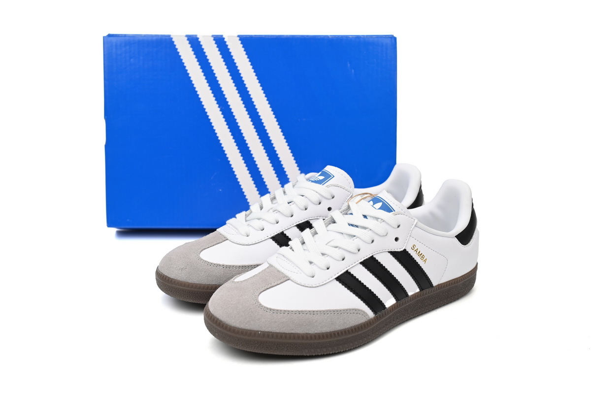EM Sneakers Adidas Originals Samba Vegan OG Rice White Black