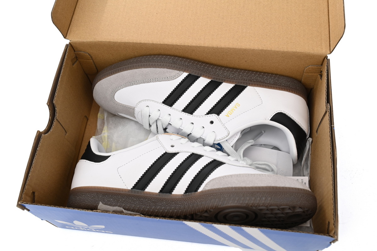 EM Sneakers Adidas Originals Samba Vegan OG Rice White Black
