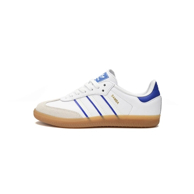 EM Sneakers Adidas Originals Samba Vegan OG White Blue IG2339 01