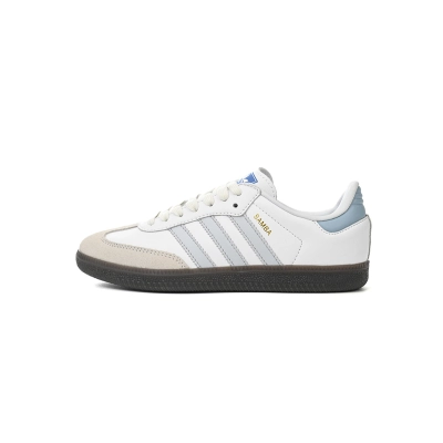 EM Sneakers Adidas Originals Samba Vegan OG White Light Blue 01