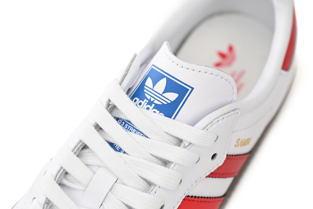 EM Sneakers Adidas Originals Samba Vegan OG White Red