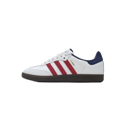 EM Sneakers Adidas Originals Samba Vegan OG White Victory Red Indigo 01