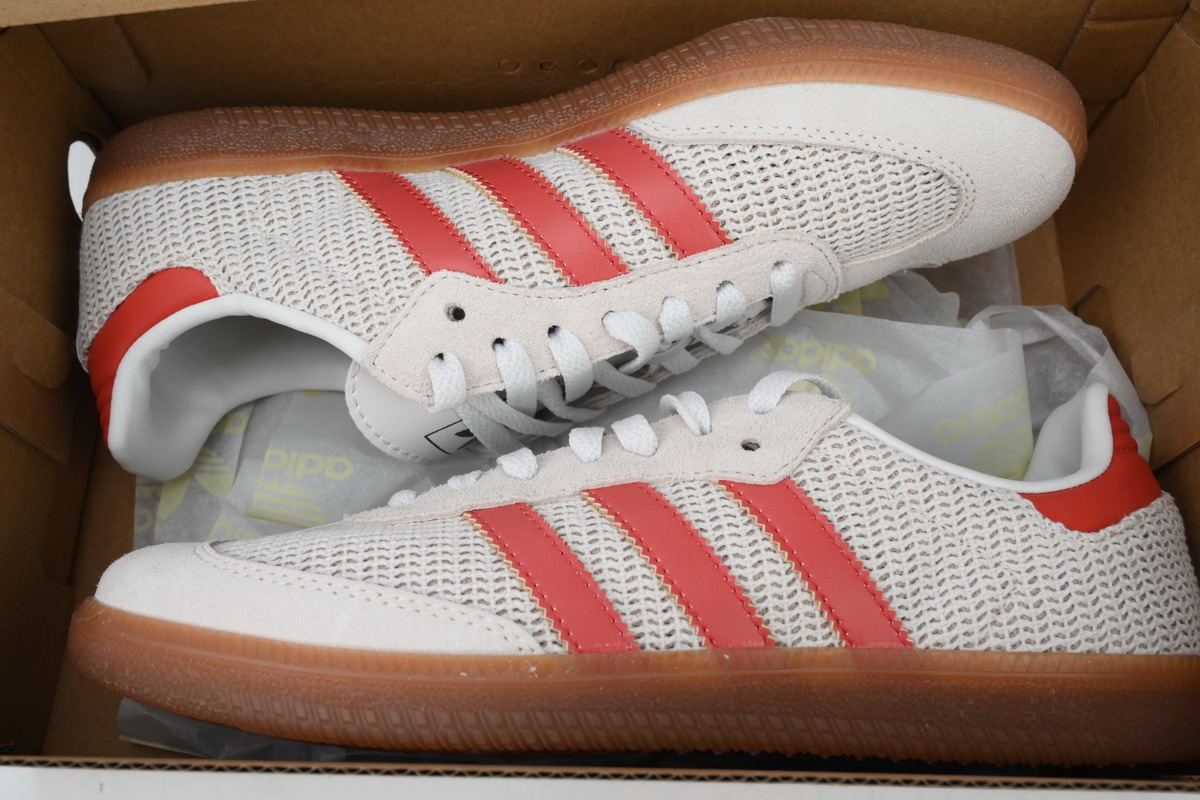 EM Sneakers Adidas Samba OG Crystal White Preloved Red