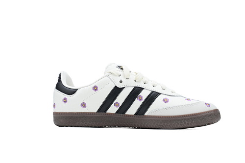 EM Sneakers Adidas Samba OG White Floral Embroidery