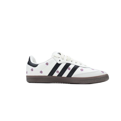 EM Sneakers Adidas Samba OG White Floral Embroidery 02