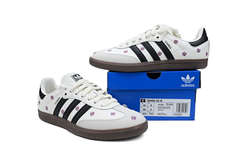 EM Sneakers Adidas Samba OG White Floral Embroidery