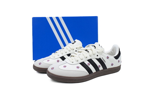 EM Sneakers Adidas Samba OG White Floral Embroidery