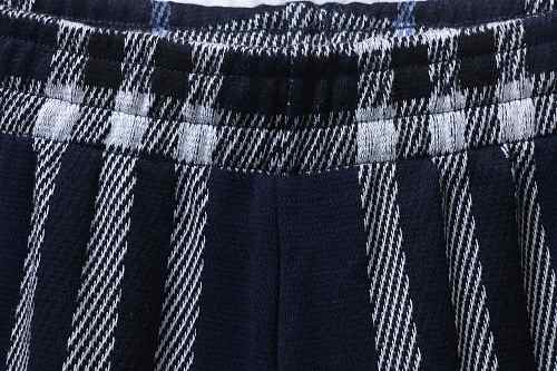 EM Sneakers Burberry Blue Plaid Knit Shorts