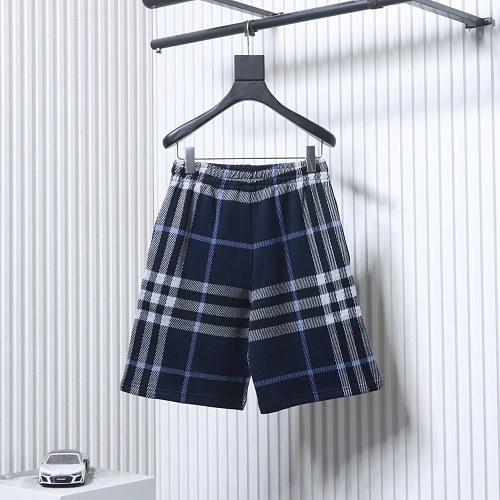 EM Sneakers Burberry Blue Plaid Knit Shorts
