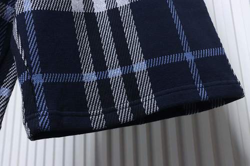 EM Sneakers Burberry Blue Plaid Knit Shorts