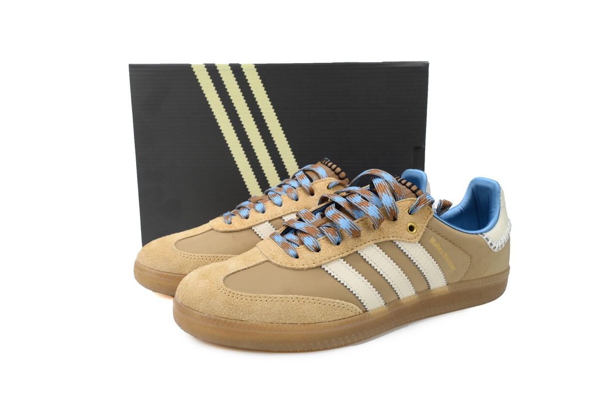 EM Sneakers Adidas Samba × Wales Bonner Nylon Desert White